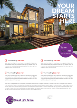 Flyer Design by prithvilal for Bowline Realty | Design #7355350