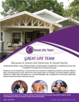 Flyer Design by CreativeKlub for Bowline Realty | Design: #7364195