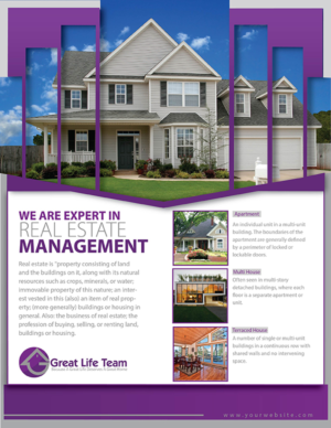 Flyer Design by CreativeKlub for Bowline Realty | Design: #7364219