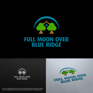 Full Moon Over Blue Ridge | Diseño de Logo por carlomagno