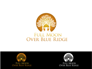 Full Moon Over Blue Ridge | Diseño de Logo por ellie7