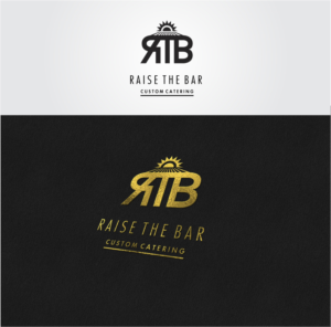 Logo Design by ALCD for Raise the Bar custom catering | Design: #7377464
