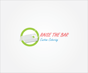 Logo Design by timelesslogos for Raise the Bar custom catering | Design: #7334812