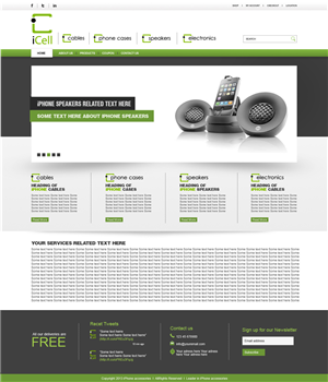 Web Design by tahir for 1 Source Products | Design: #1867020
