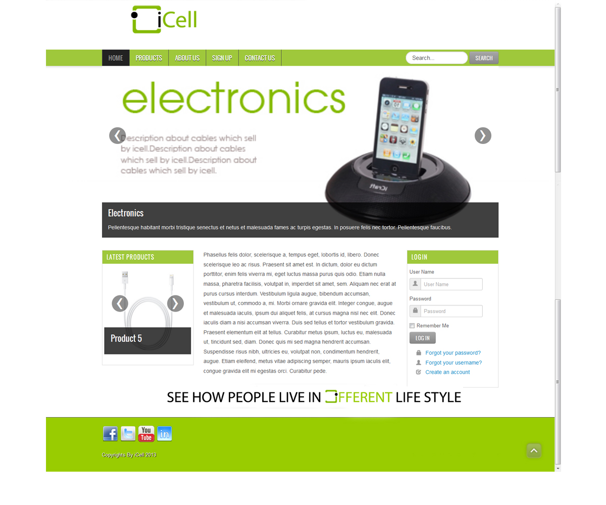 Web Design by Sandaru for 1 Source Products | Design #1888246