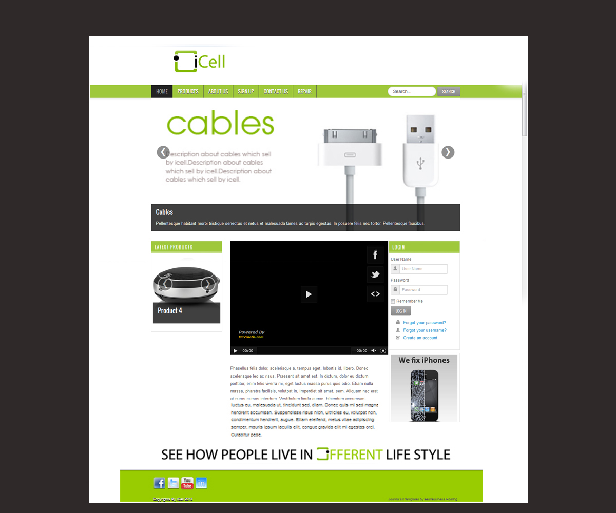 Web Design by Sandaru for 1 Source Products | Design: #1946152