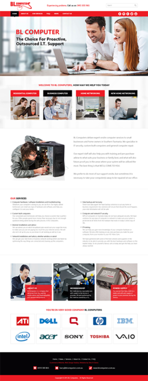 Diseño Wordpress por web deskers para BL Computers | Diseño #7371617