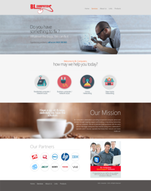 WordPress-Design von macroads für BL Computers | Design: #7353712