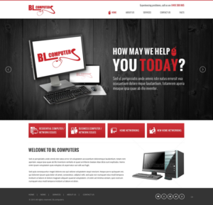Diseño Wordpress por pb para BL Computers | Diseño #7348997