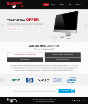 WordPress-Design von pb für BL Computers | Design: #7348998