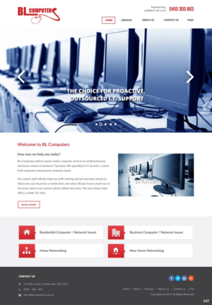 WordPress-Design von pb für BL Computers | Design: #7348999