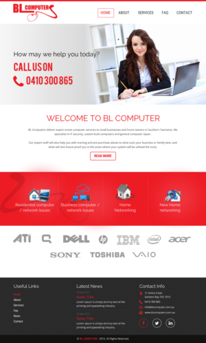 WordPress-Design von rightway für BL Computers | Design: #7334706