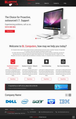 WordPress-Design von rightway für BL Computers | Design: #7334720