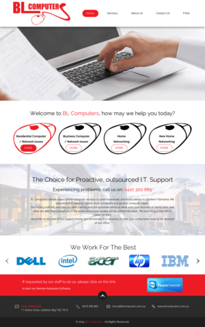 Wordpress Design by rightway for BL Computers | Design: #7334741