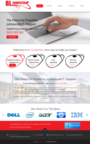 WordPress-Design von rightway für BL Computers | Design: #7341020