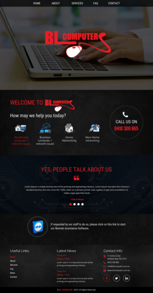 WordPress-Design von rightway für BL Computers | Design: #7345221