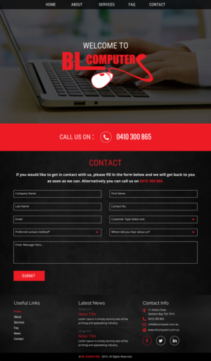 WordPress-Design von rightway für BL Computers | Design: #7429763
