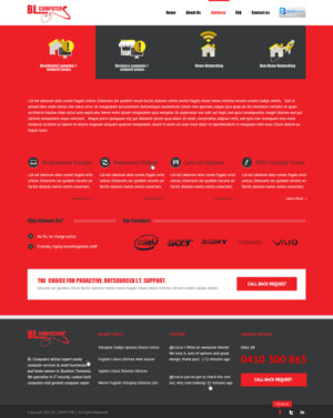 WordPress-Design von Joanet für BL Computers | Design: #7348417