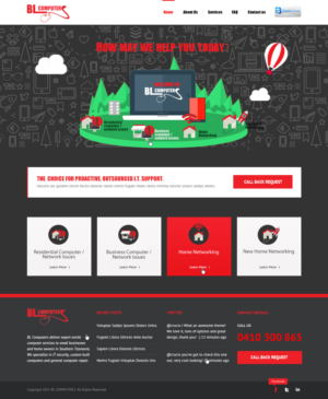 WordPress-Design von Joanet für BL Computers | Design: #7380690