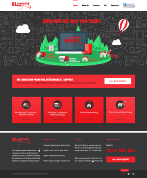 WordPress-Design von Joanet für BL Computers | Design: #7380693