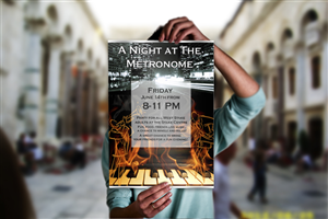 Night at the Metronome | Poster Design by Cyanide Design