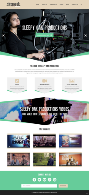 Web Design by pb for Sleepy Oak Production LLC | Design: #7337468