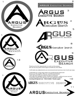 Design de Logo par fourdog123 pour Argus Executive Search | Design #7356006