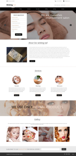 Web Design by pb for this project | Design: #7372519