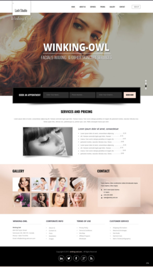 Web Design by pb for this project | Design: #7372521