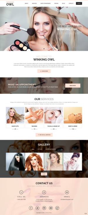 Web Design by pb for this project | Design: #7372522
