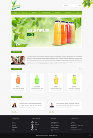 Web Design by pb for GreenPhoenix | Design: #7337015