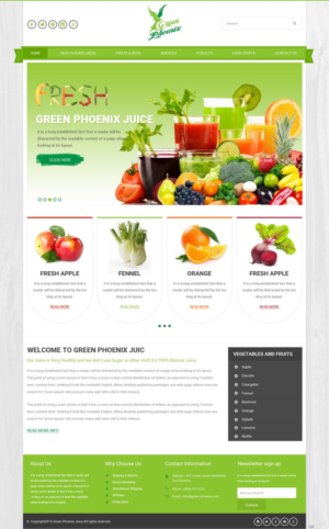 Web Design by pb for GreenPhoenix | Design: #7337017