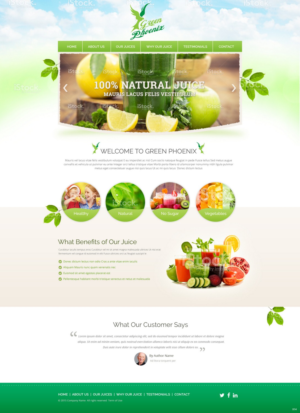 Web Design by pb for GreenPhoenix | Design: #7337018