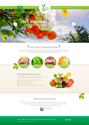 Web Design by pb for GreenPhoenix | Design: #7337021