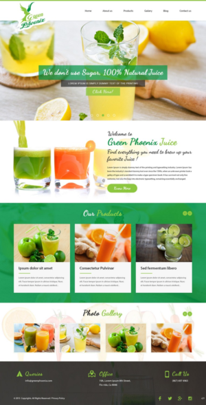 Web Design by pb for GreenPhoenix | Design: #7345889