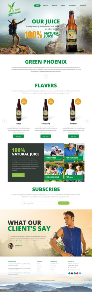 Web Design by pb for GreenPhoenix | Design: #7345890