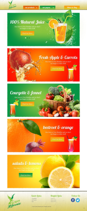 Web Design by pb for GreenPhoenix | Design: #7345892