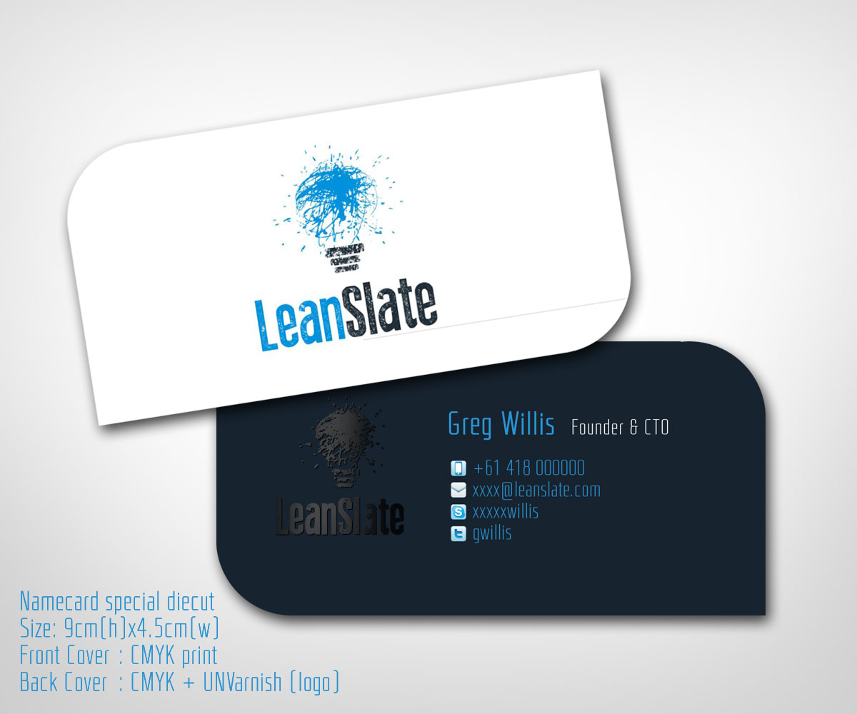 Design de Carte de Visite par Khoo pour LeanSlate | Design #1851004
