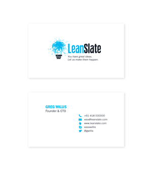 Design de Carte de Visite par alison pour LeanSlate | Design : #1853855