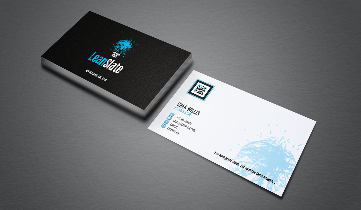 Design de Carte de Visite par Sarah Mathews pour LeanSlate | Design #1851754