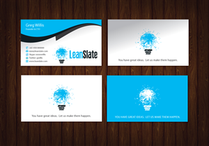 Design de Carte de Visite par meet007 pour LeanSlate | Design : #1851704
