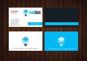 Design de Carte de Visite par meet007 pour LeanSlate | Design : #1851713