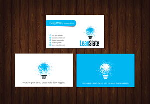 Visitenkarten-Design von meet007 für LeanSlate | Design: #1851721