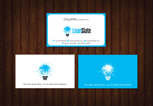 Visitenkarten-Design von meet007 für LeanSlate | Design: #1851744