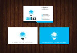 Visitenkarten-Design von meet007 für LeanSlate | Design: #1851748