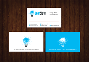 Visitenkarten-Design von meet007 für LeanSlate | Design: #1851758
