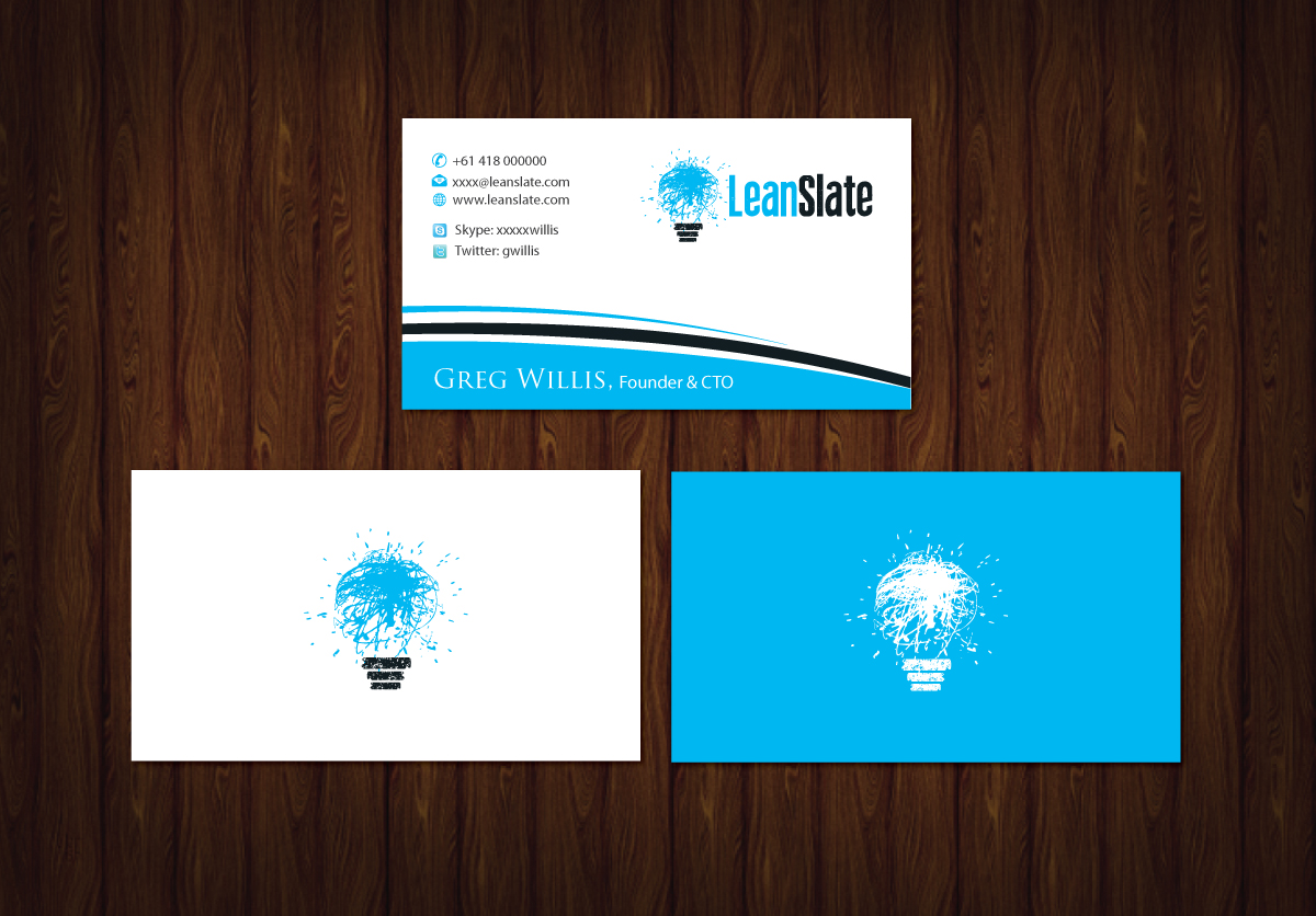 Visitenkarten-Design von meet007 für LeanSlate | Design #1851797