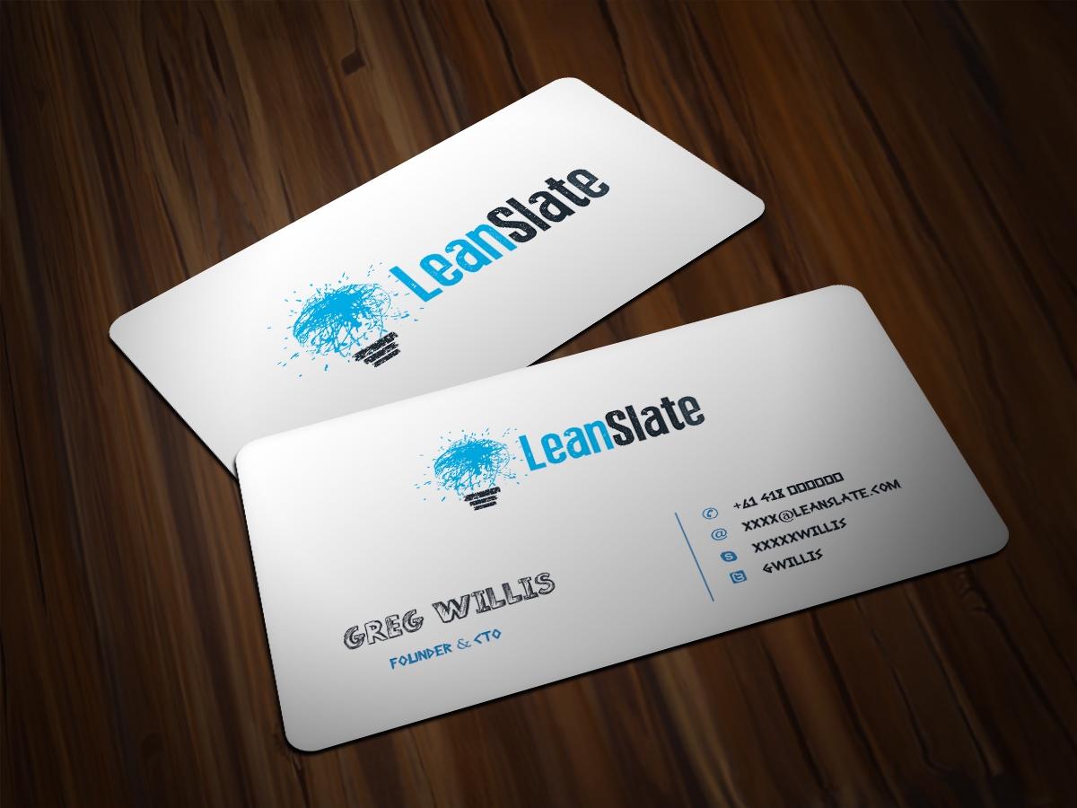 Design de Carte de Visite par Scorpius design pour LeanSlate | Design #1850440