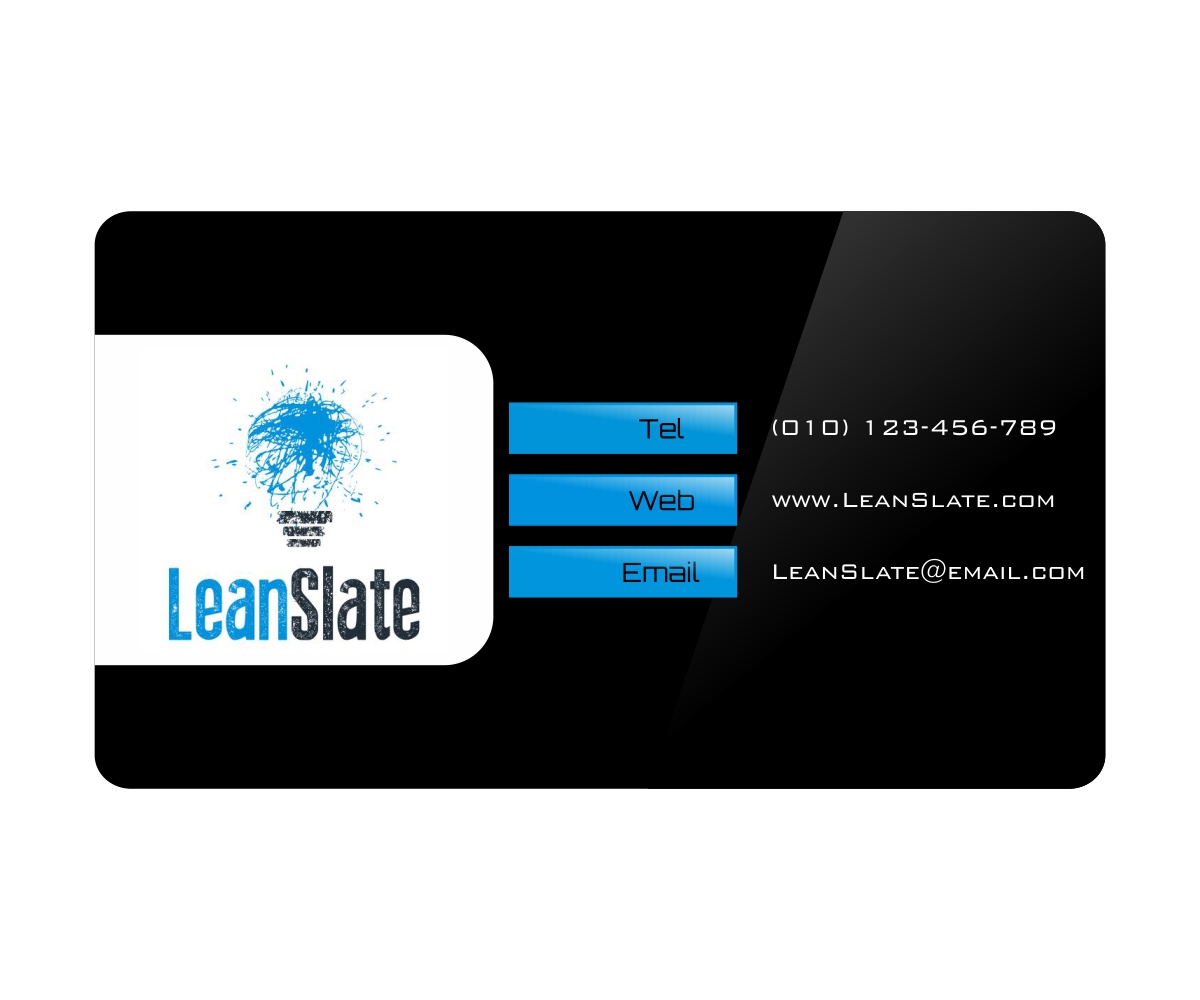 Design de Carte de Visite par FutureDesigne pour LeanSlate | Design #1849492