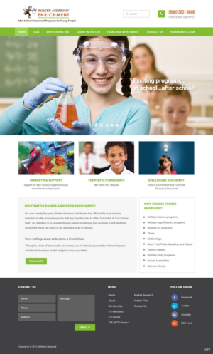 Web Design by pb for this project | Design: #7346059